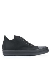 schwarze niedrige Sneakers von Rick Owens DRKSHDW