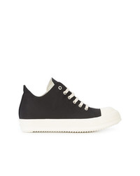 schwarze niedrige Sneakers von Rick Owens DRKSHDW