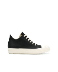 schwarze niedrige Sneakers von Rick Owens DRKSHDW