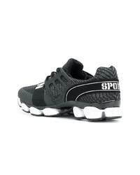 schwarze niedrige Sneakers von Plein Sport