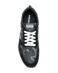 schwarze niedrige Sneakers von Diesel