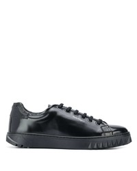 schwarze niedrige Sneakers von Salvatore Ferragamo