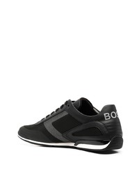 schwarze niedrige Sneakers von BOSS