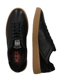 schwarze niedrige Sneakers von Scotch & Soda