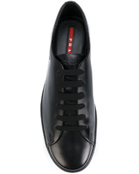 schwarze niedrige Sneakers von Prada