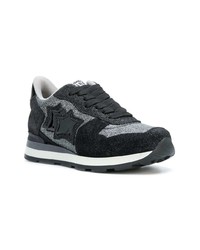 schwarze niedrige Sneakers von atlantic stars