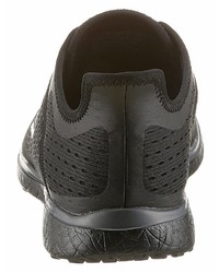 schwarze niedrige Sneakers von Skechers