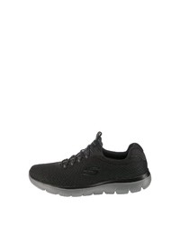 schwarze niedrige Sneakers von Skechers