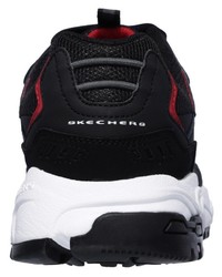 schwarze niedrige Sneakers von Skechers