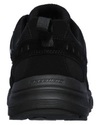 schwarze niedrige Sneakers von Skechers