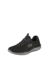 schwarze niedrige Sneakers von Skechers