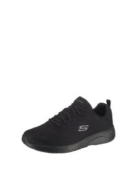 schwarze niedrige Sneakers von Skechers