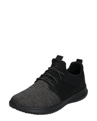 schwarze niedrige Sneakers von Skechers