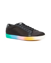 schwarze niedrige Sneakers von Saint Laurent