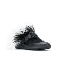 schwarze niedrige Sneakers von Christopher Kane