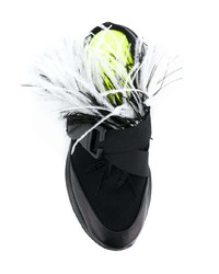 schwarze niedrige Sneakers von Christopher Kane