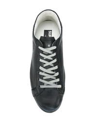 schwarze niedrige Sneakers von Golden Goose Deluxe Brand