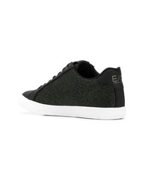 schwarze niedrige Sneakers von Ea7 Emporio Armani