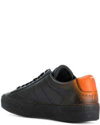 schwarze niedrige Sneakers von Maison Margiela