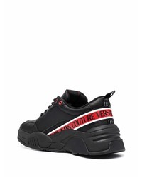 schwarze niedrige Sneakers von VERSACE JEANS COUTURE