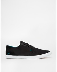 schwarze niedrige Sneakers von Boxfresh