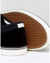 schwarze niedrige Sneakers von Fred Perry