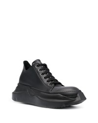 schwarze niedrige Sneakers von Rick Owens DRKSHDW