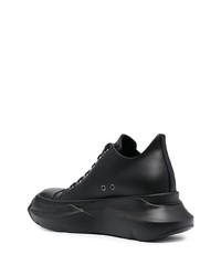 schwarze niedrige Sneakers von Rick Owens DRKSHDW