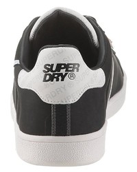 schwarze niedrige Sneakers von Superdry