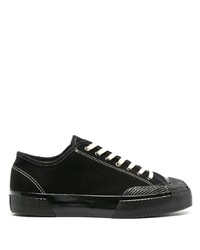 schwarze niedrige Sneakers von Superga