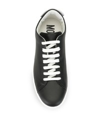 schwarze niedrige Sneakers von Moschino