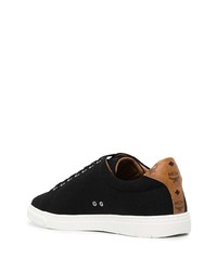 schwarze niedrige Sneakers von MCM