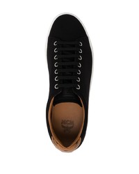 schwarze niedrige Sneakers von MCM