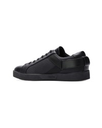 schwarze niedrige Sneakers von Calvin Klein Jeans