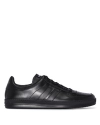 schwarze niedrige Sneakers von Tom Ford