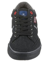 schwarze niedrige Sneakers von Tom Tailor