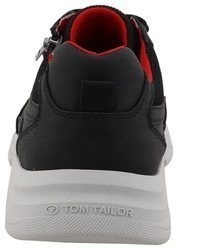 schwarze niedrige Sneakers von Tom Tailor