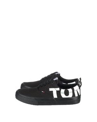 schwarze niedrige Sneakers von Tommy Jeans