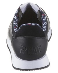 schwarze niedrige Sneakers von Tommy Jeans