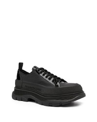 schwarze niedrige Sneakers von Alexander McQueen