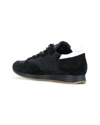 schwarze niedrige Sneakers von Philippe Model