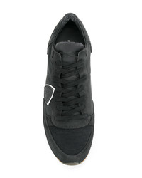 schwarze niedrige Sneakers von Philippe Model