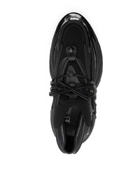 schwarze niedrige Sneakers von Balmain