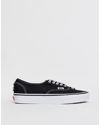 schwarze niedrige Sneakers von Vans