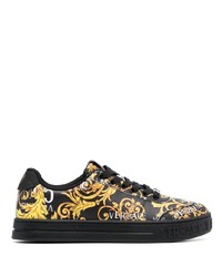 schwarze niedrige Sneakers von VERSACE JEANS COUTURE