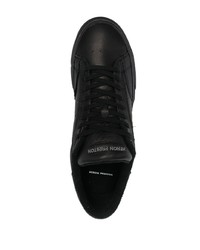 schwarze niedrige Sneakers von Heron Preston