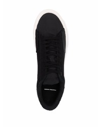 schwarze niedrige Sneakers von Heron Preston