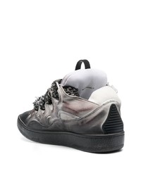 schwarze niedrige Sneakers von Lanvin