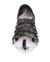 schwarze niedrige Sneakers von Lanvin