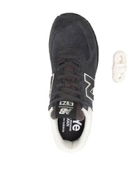 schwarze niedrige Sneakers von Junya Watanabe MAN